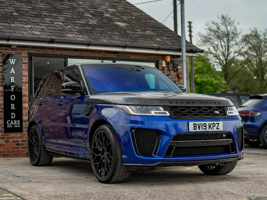 Compare Land Rover Range Rover Sport Suv BV19KPZ Blue