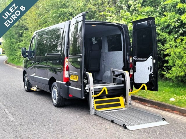 Compare Renault Master 3 Seat Twin Wheelchair Accessible Disabled Ac YJ70AHK Black