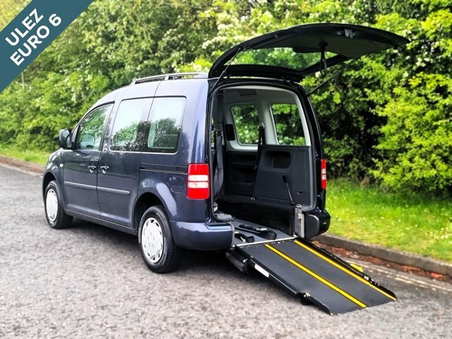 Compare Volkswagen Caddy 3 Seat Wheelchair Accessible Disabled Access Ramp HG14FYA Blue