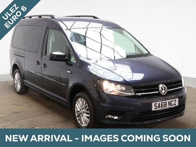 Compare Volkswagen Caddy 5 Seat Wheelchair Accessible Disabled SA68NCZ Blue