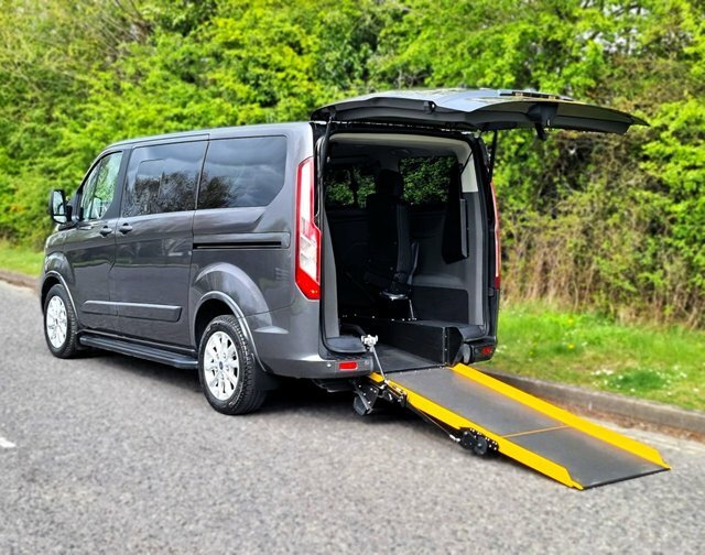 Compare Ford Tourneo Custom Driver Transfer Wheelchair Accessible Disabled Acc WD72CWL Grey