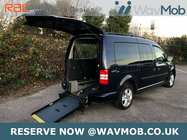 Compare Volkswagen Caddy 5 Seat Wheelchair Accessible Vehicle With Access R YX63ZPY Blue