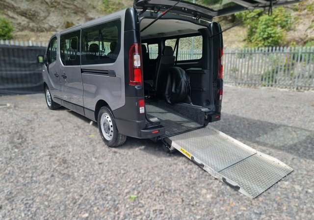 Compare Vauxhall Vivaro L2 Lwb 5 Seat Wheelchair Accessible Disabled Acces NK17CNZ Grey