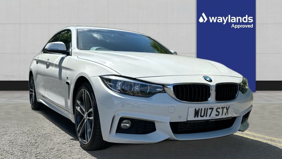 Compare BMW 4 Series 420D 190 Xdrive M Sport Professional Media WU17STX White