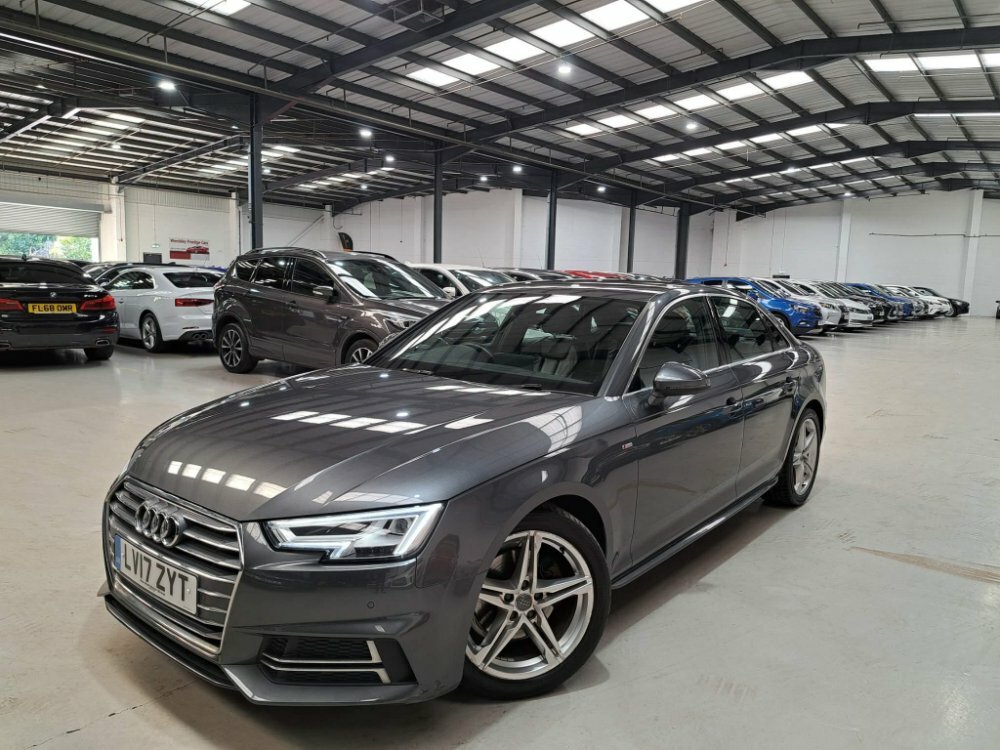Compare Audi A4 2.0 Tfsi S Line S Tronic Euro 6 Ss LV17ZYT Grey