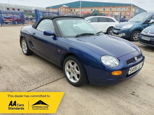 Compare MG MGF 1997 1.8 75 118 Bhp S495JLY Blue
