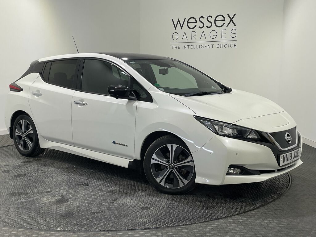 Compare Nissan Leaf 110Kw Tekna 40Kwh WN18JXE White