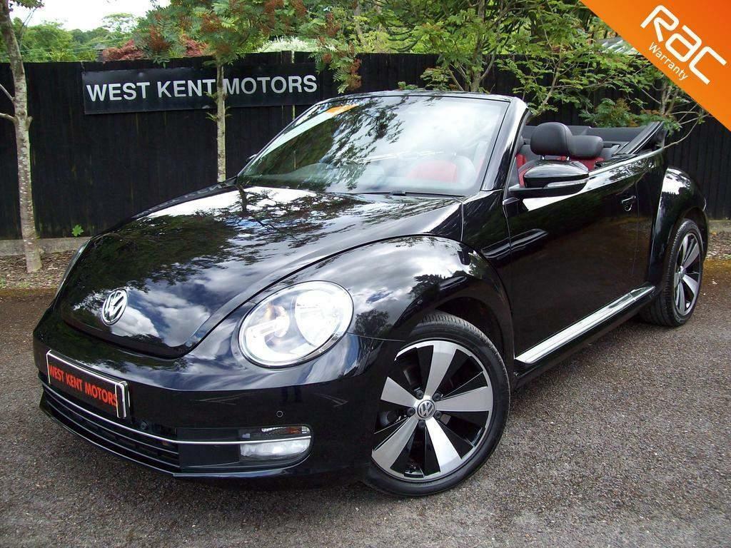 Compare Volkswagen Beetle 2.0 Tdi Bluemotion Tech Sport Cabriolet Dsg Euro 6  Black