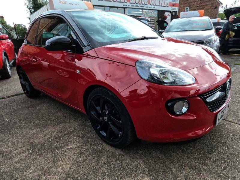 Compare Vauxhall Adam 1.2I Energised LG67YMZ Red