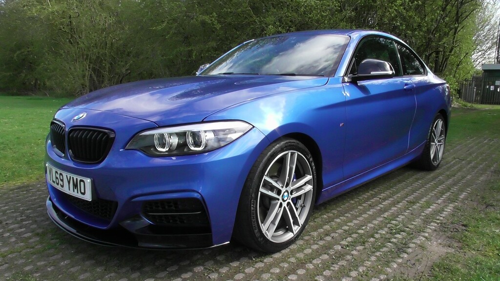 Compare BMW M2 3.0 Gpf Coupe Euro 6 Ss 340 Ps YL69YMO Blue