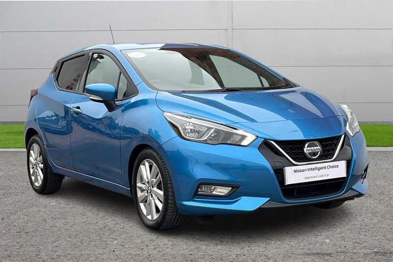 Compare Nissan Micra 1.0 Ig-t 100 Acenta Xtronic Vi... DX70YGH Blue