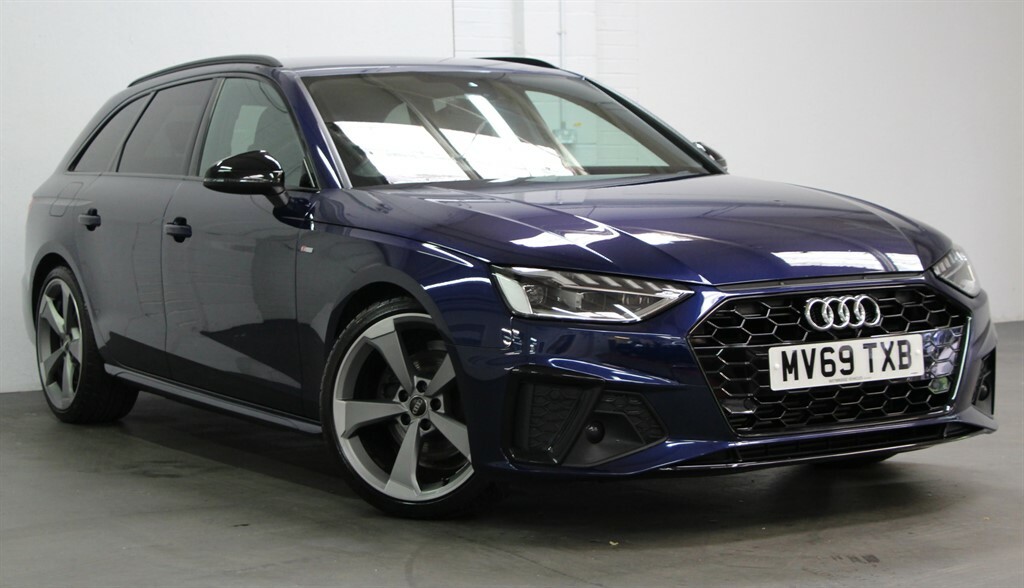 Compare Audi A4 Avant T Fsi 40 Black Edition Estate 190 9.9 Apr Flex MV69TXB Blue
