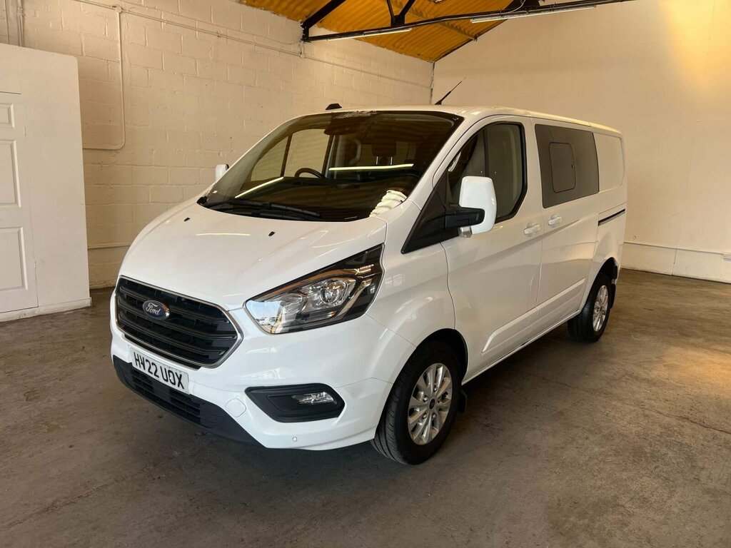 Compare Ford Transit Custom 2.0 300 Ecoblue Limited Crew Van L1 H1 Euro 6 Ss HV22UOX White