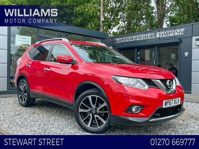 Compare Nissan X-Trail 1.6 Dci N-vision Se Xtronic 130 Bhp WP67XLV Red
