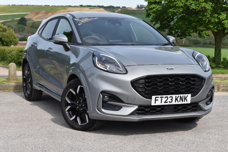 Compare Ford Puma 1.0T Ecoboost Mhev St Line X Suv Hybrid FT23KNK Silver