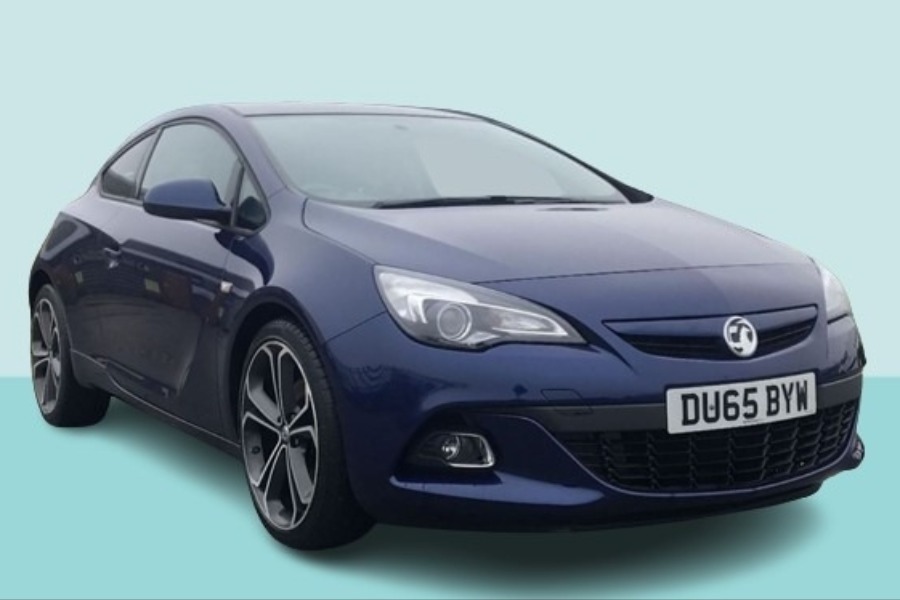Compare Vauxhall Astra GTC 1.6 Cdti Ecoflex Limited Edition Coupe DU65BYW Blue