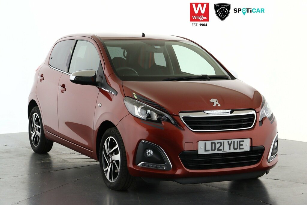 Compare Peugeot 108 1.0 72 Collection LD21YUE Red