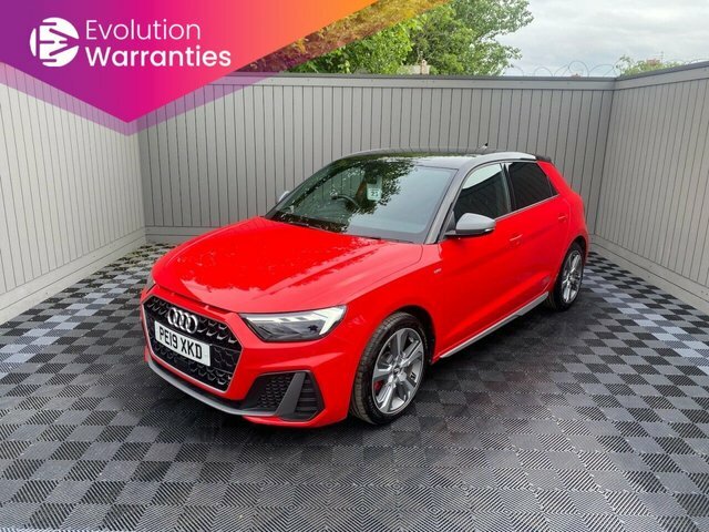 Compare Audi A1 2.0 Sportback Tfsi S Line Competition 198 Bhp PE19XKD Red