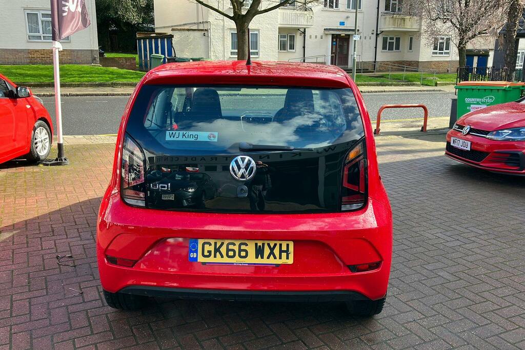 Compare Volkswagen Up Move Up GK66WXH Red