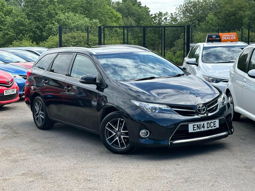 Compare Toyota Auris 1.6 V-matic Icon Touring Sports Multidrive S Euro EN14DCE Grey