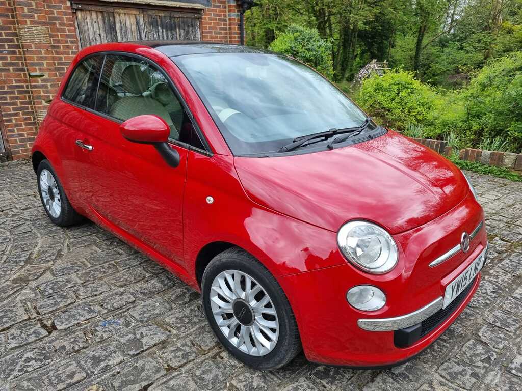 Fiat 500 Manual Red #1
