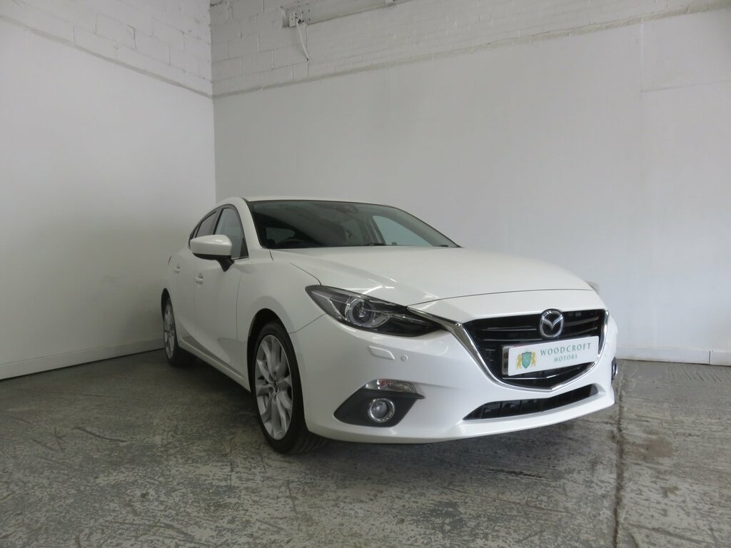 Compare Mazda 3 Sport Nav PO65XLM White