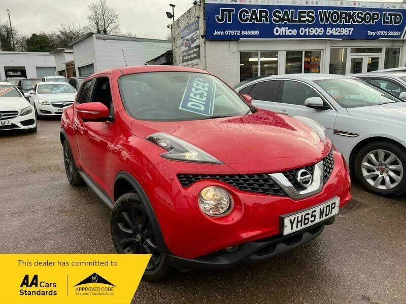 Compare Nissan Juke 1.5 Dci Tekna Euro 6 Ss YH65WDP Red