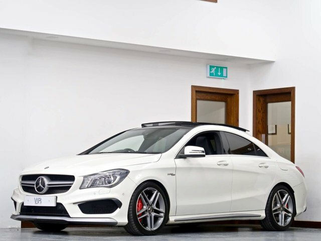 Compare Mercedes-Benz CLA Class Cla45 Amg Coupe YJ14OPZ White