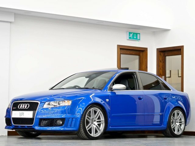 Compare Audi RS4 V8 Saloon YH07DNB Blue
