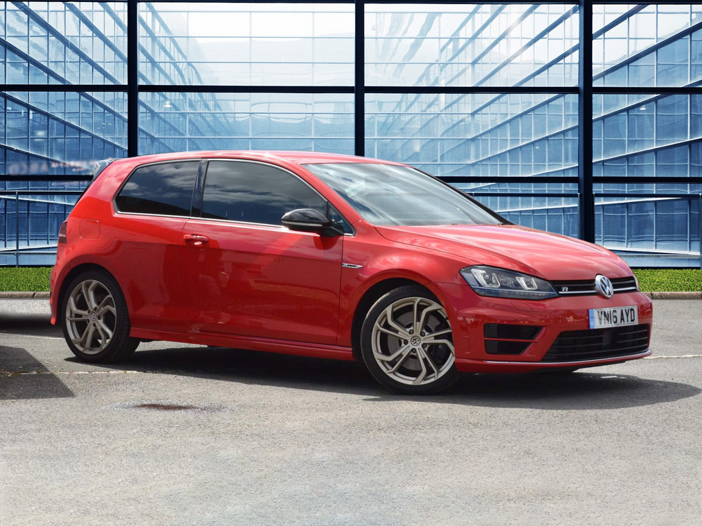 Compare Volkswagen Golf R VN16AYD Red