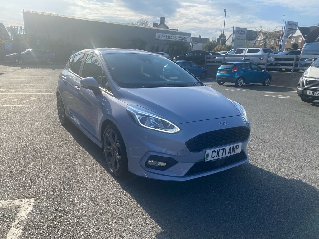 Compare Ford Fiesta 1.0 Ecoboost Hybrid Mhev 155 St-line Edition CX71ANP Blue