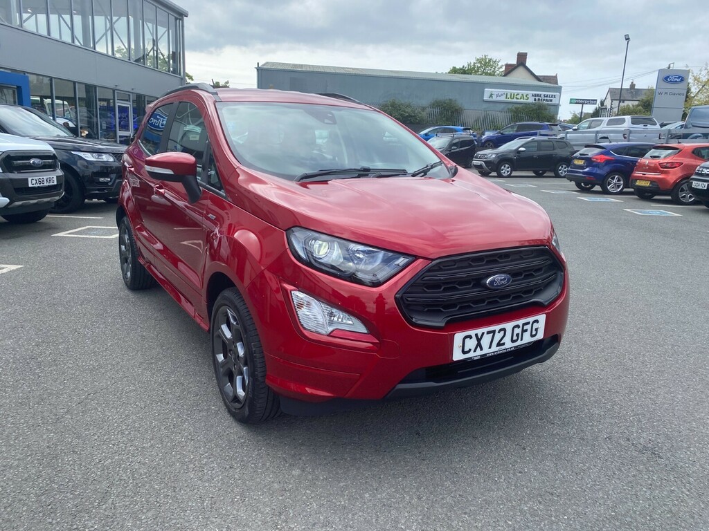 Compare Ford Ecosport 1.0 Ecoboost 125 St-line CX72GFG Red