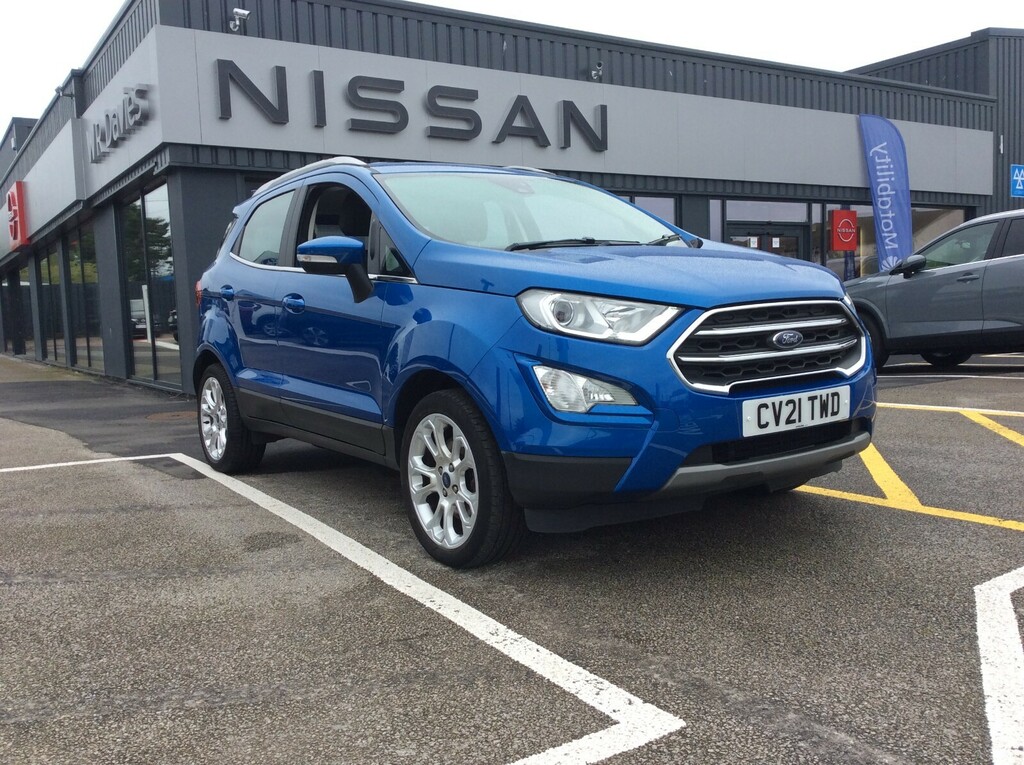 Compare Ford Ecosport Titanium 125Ps 1 Owner Full Ford History P CV21TWD Blue