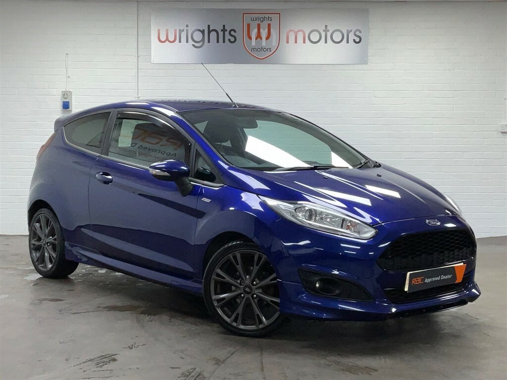 Compare Ford Fiesta 1.0T Ecoboost St-line Euro 6 Ss EX66ZDM Blue