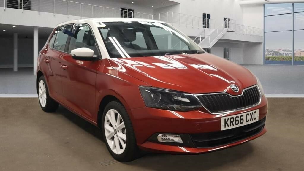 Compare Skoda Fabia 1.2 Tsi Se L Dsg Euro 6 Ss KR66CXC Red