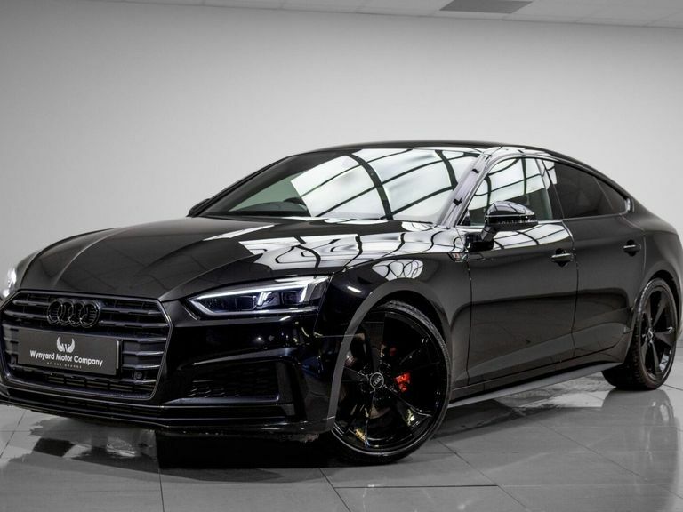 Compare Audi A5 A5 Sportback 35 Tfsi S Line Black Edition S-a AP69FVE Black