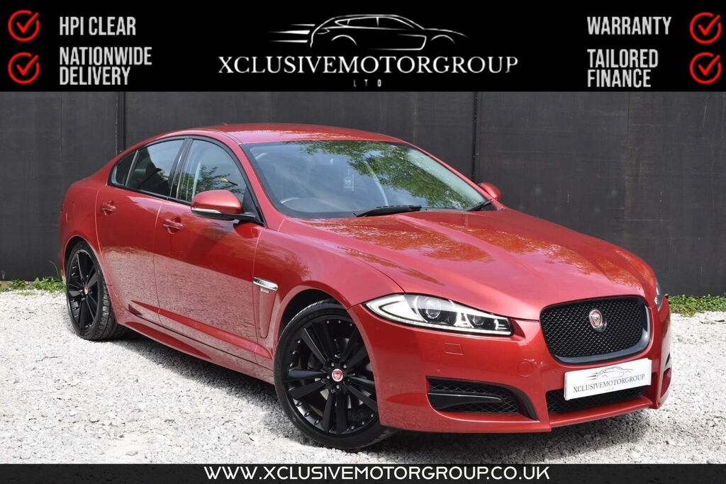 Compare Jaguar XF Saloon 3.0D V6 R-sport Euro 5 Ss 2014 AE64RXB Red