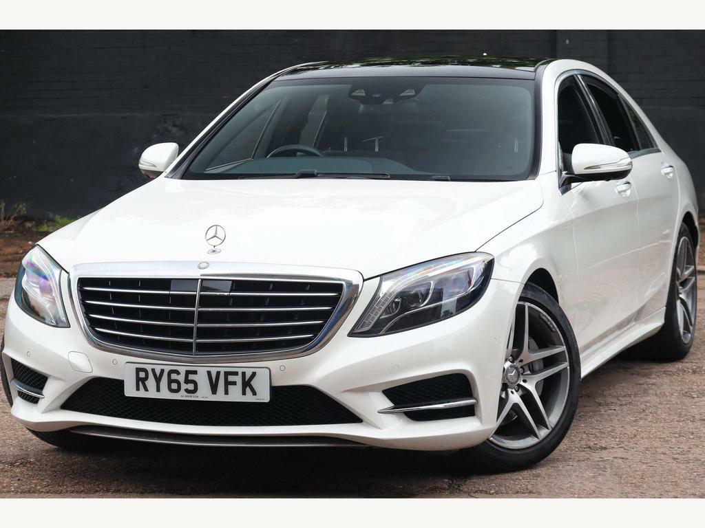 Mercedes-Benz S Class 3.0 S350d V6 Amg Line G-tronic Euro 6 Ss White #1
