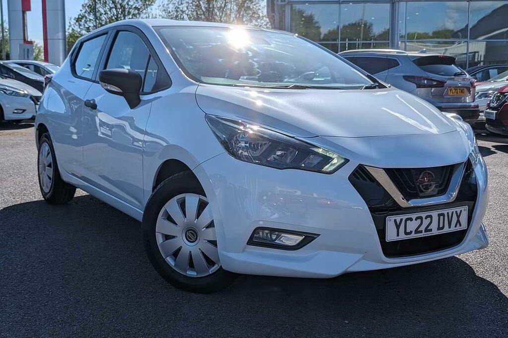 Compare Nissan Micra Hatchback All New 1.0 Ig-t 92Ps Visia YC22DVX White