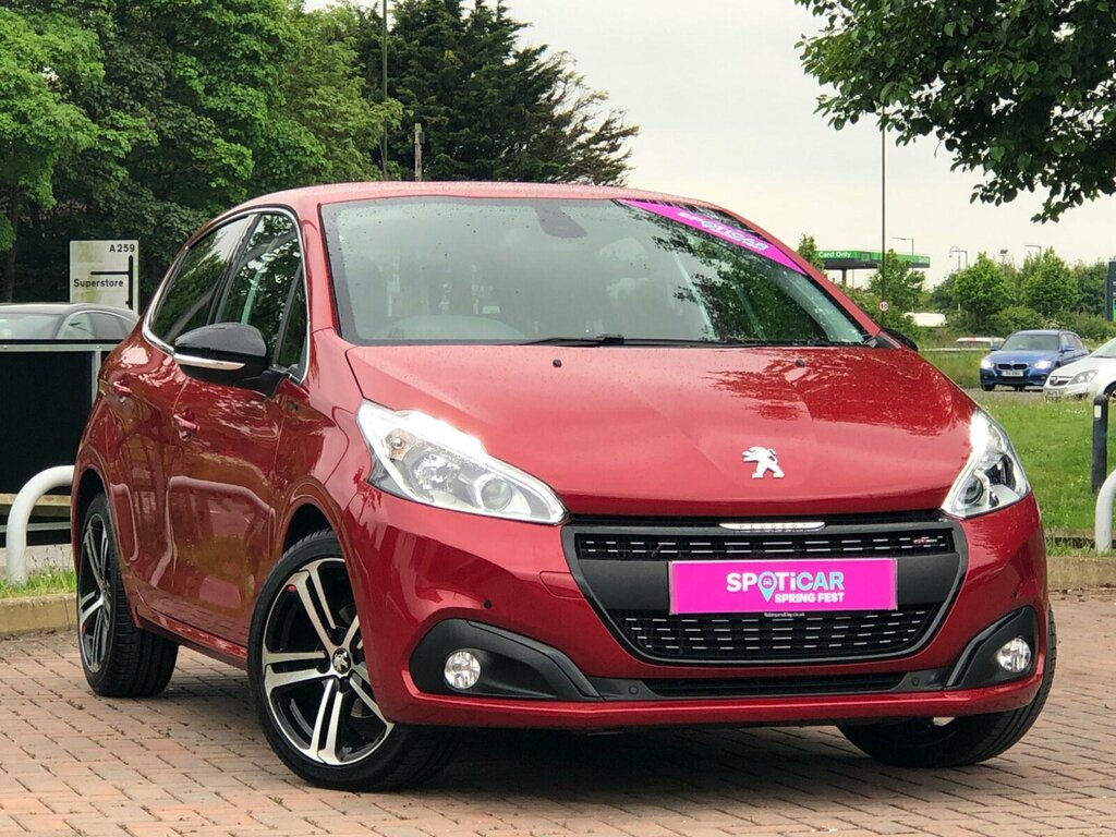 Compare Peugeot 208 1.2 Puretech Gpf Gt Line Euro 6 Ss LF19SNK Red