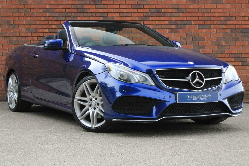 Compare Mercedes-Benz E Class 3.0 E350d V6 Amg Line Edition Premium Cabriolet WP16HVL Blue
