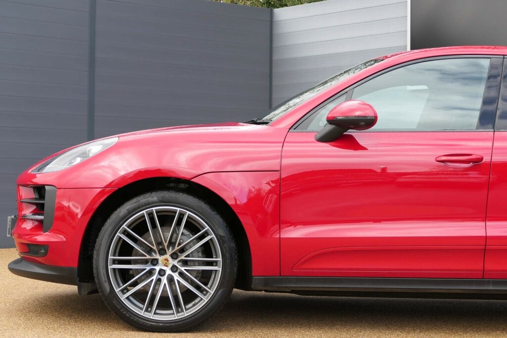 Compare Porsche Macan S Pdk GN70WDR Red