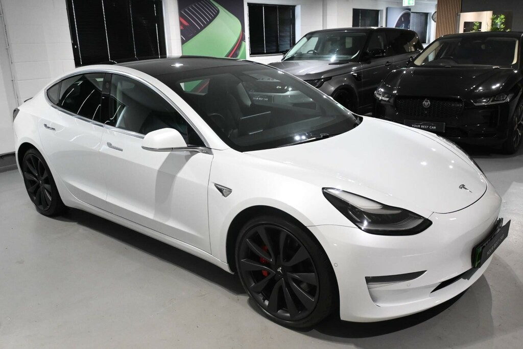 Tesla Model 3 Performance Awd White #1