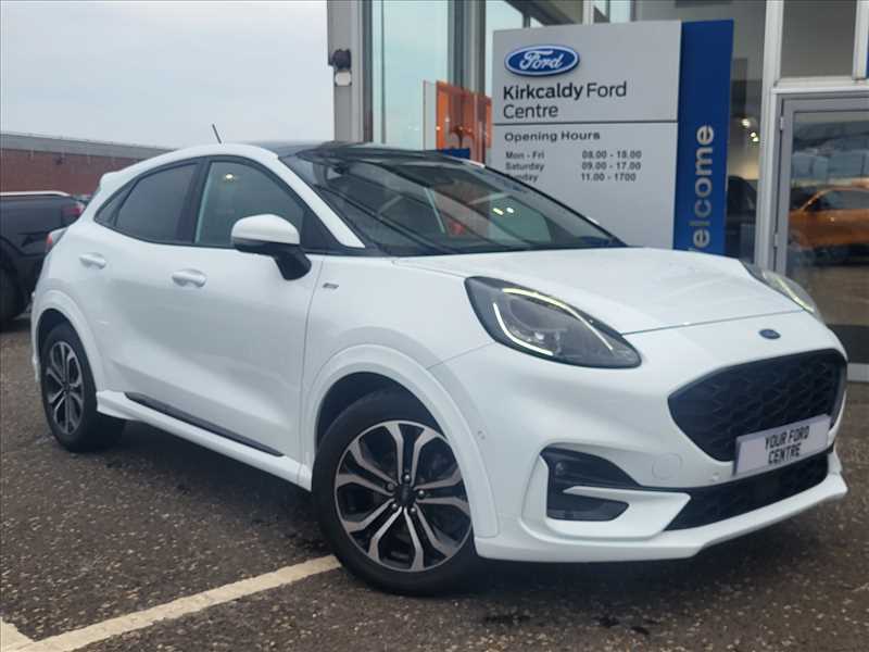 Compare Ford Puma 1.0T Ecoboost Mhev St-line Euro 6 Ss SP22KSX White