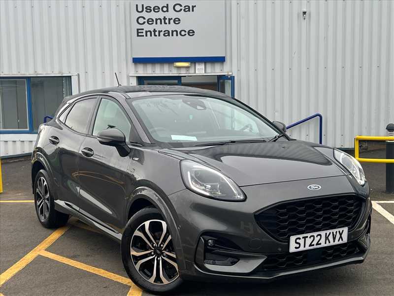 Compare Ford Puma 1.0 Ecoboost Hybrid Mhev St-line Dct ST22KVX Grey