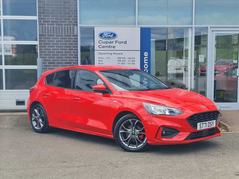 Compare Ford Focus 1.0 Ecoboost St-line Edition Mhev 155Ps ST71DSY Red