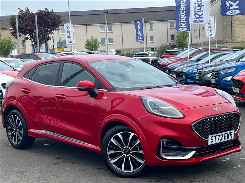 Compare Ford Puma 1.0 Ecoboost Hybrid Mhev St-line Vignale ST72EWR Red