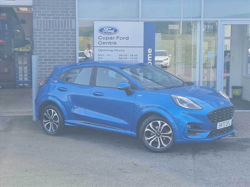 Compare Ford Puma 1.0T Ecoboost St-line Mhev 125Ps SM70DFL Blue