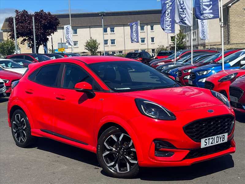 Compare Ford Puma 1.0 Ecoboost Hybrid Mhev St-line X ST21DYB Red