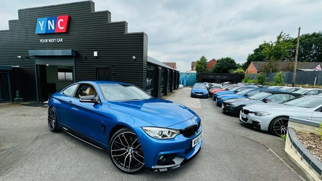 Compare BMW 4 Series 2.0L 420D M Sport WU65VRL Blue